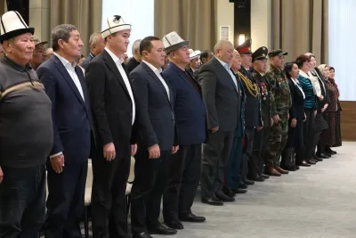 СОВЕТТИК АСКЕРЛЕРДИН ООГАН ЖЕРГЕСИНЕН ЧЫГАРЫЛГАНДЫГЫНЫН 37 ЖЫЛДЫГЫ БЕЛГИЛЕНДИ